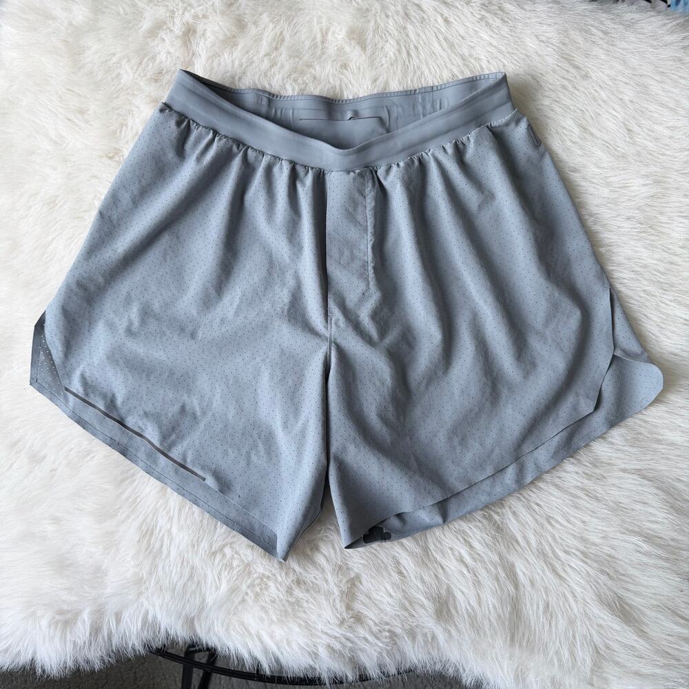 Lululemon Fast Free Short 6” Lined Men’s  Size M Rhino Grey